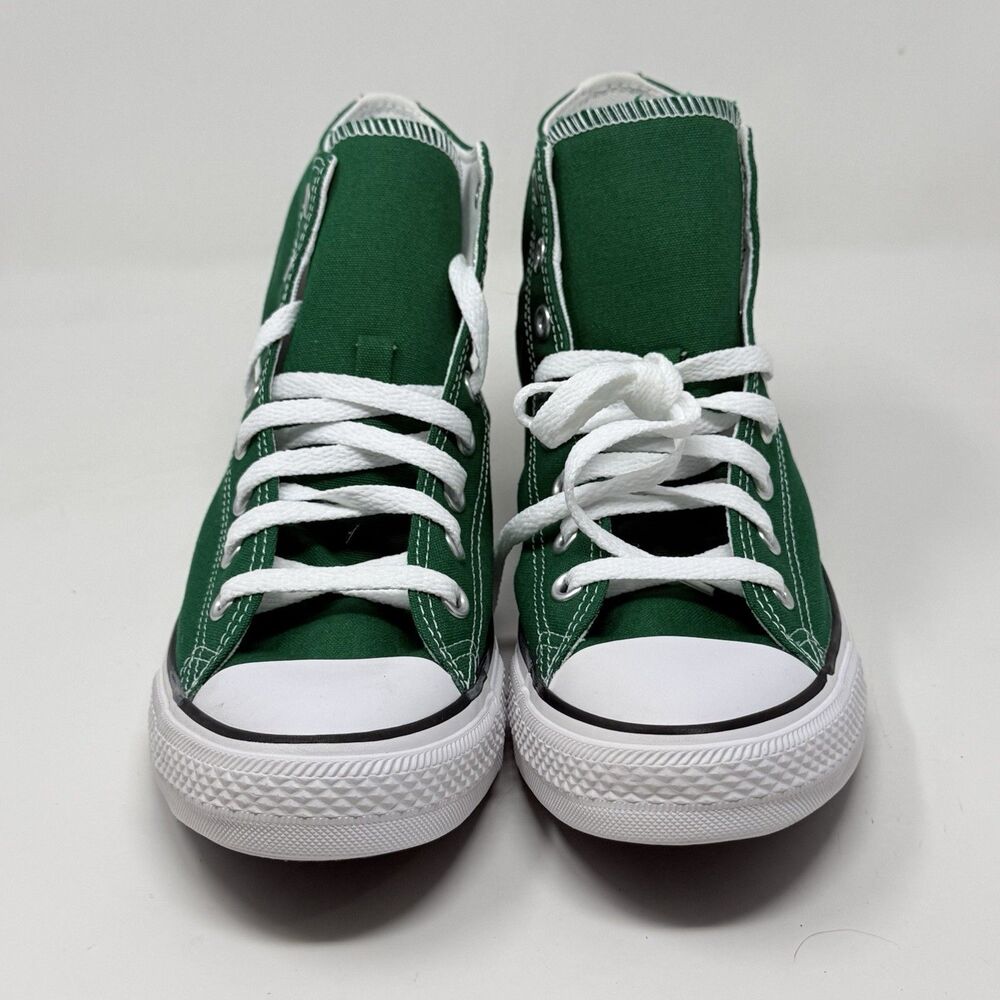 Converse All Star Sneakers Mens 9.5 Green Canvas High Top Classic Grunge Shoes - Picture 6 of 16